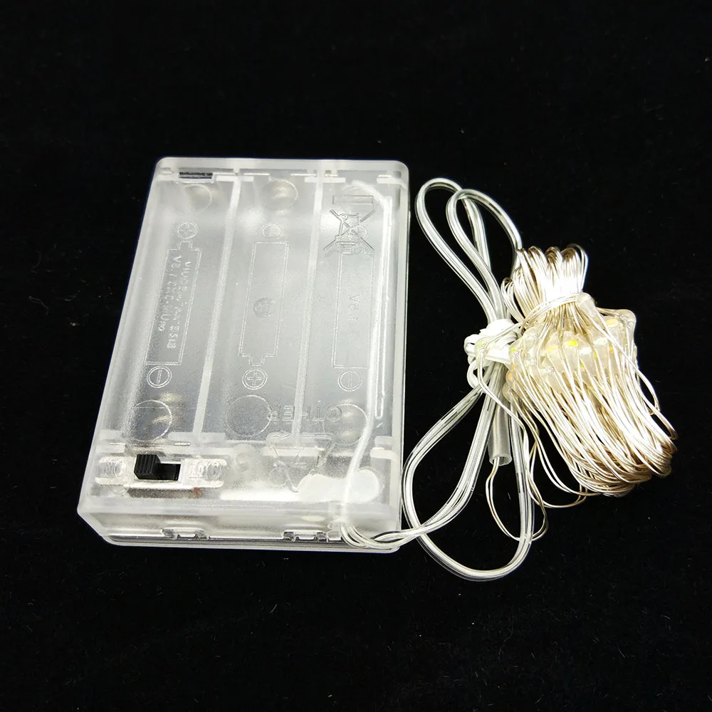 Водонепроницаемая светодиодная гирлянсветильник на медном проводе 2 м 5 10 м|fairy