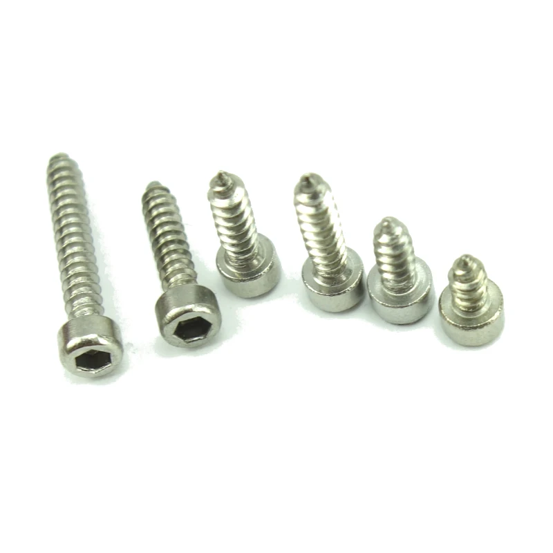 M2/M2.6/M3/M3.5 304 нержавеющая сталь с шестигранной головкой саморез