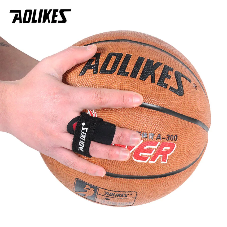 

Aolikes 1 шт. черная защита для пальцев для фитнеса, напульсники для поддержки баскетбола, спорта