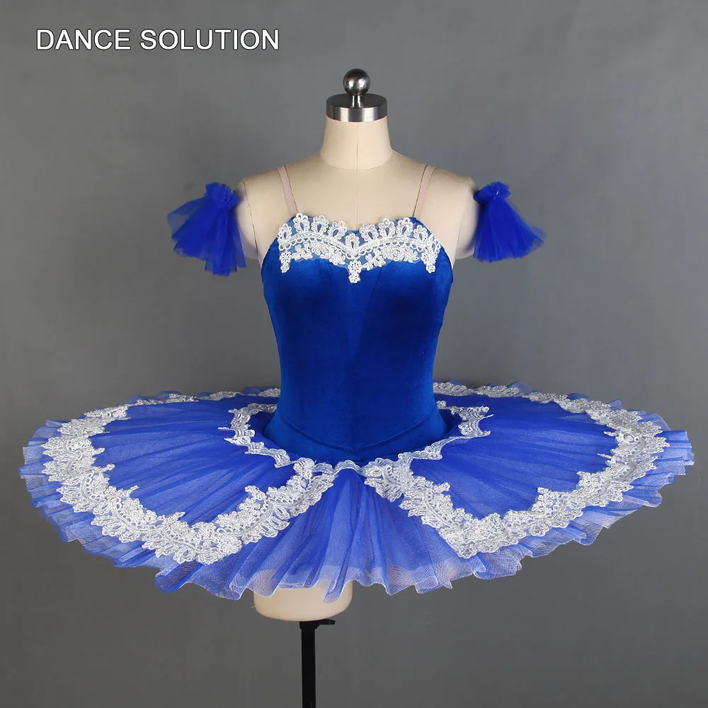 Navy Blue BLL120 Темно-Синяя бархатная майка, предварительно профессиональная пачка для женщин и девочек, балетки, костюмы для сценических выступлений, балетное платье - Цвет: Navy Blue
