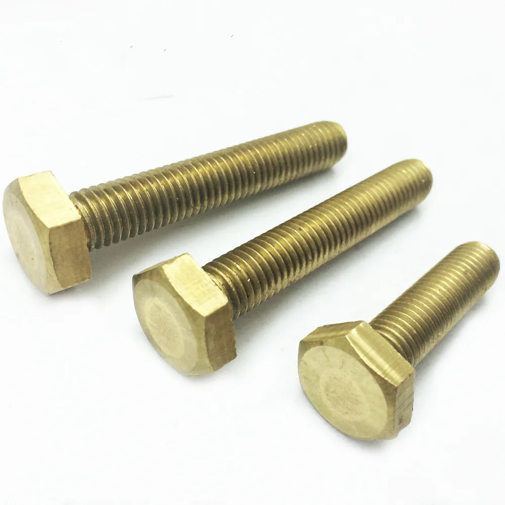 Медные шестигранные болты M6 * 50|bolt type|bolt brassbolt guide |