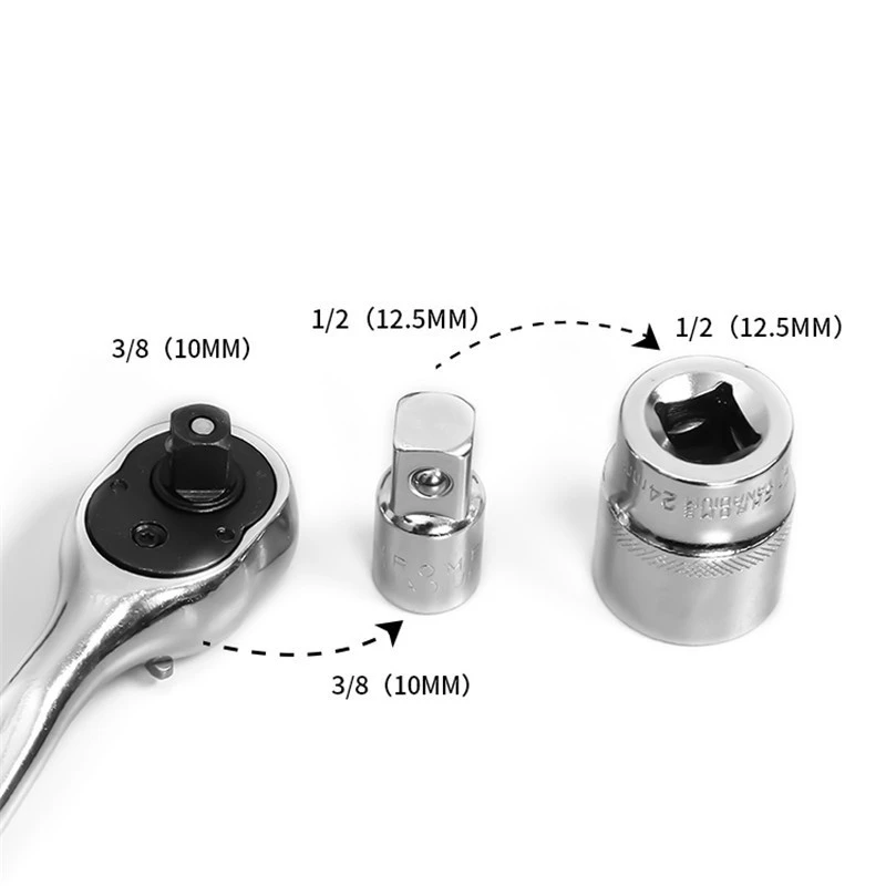 1 шт. Трещоточный гайковерт гнездо конвертер головка втулка адаптер 1/2 большой Fly