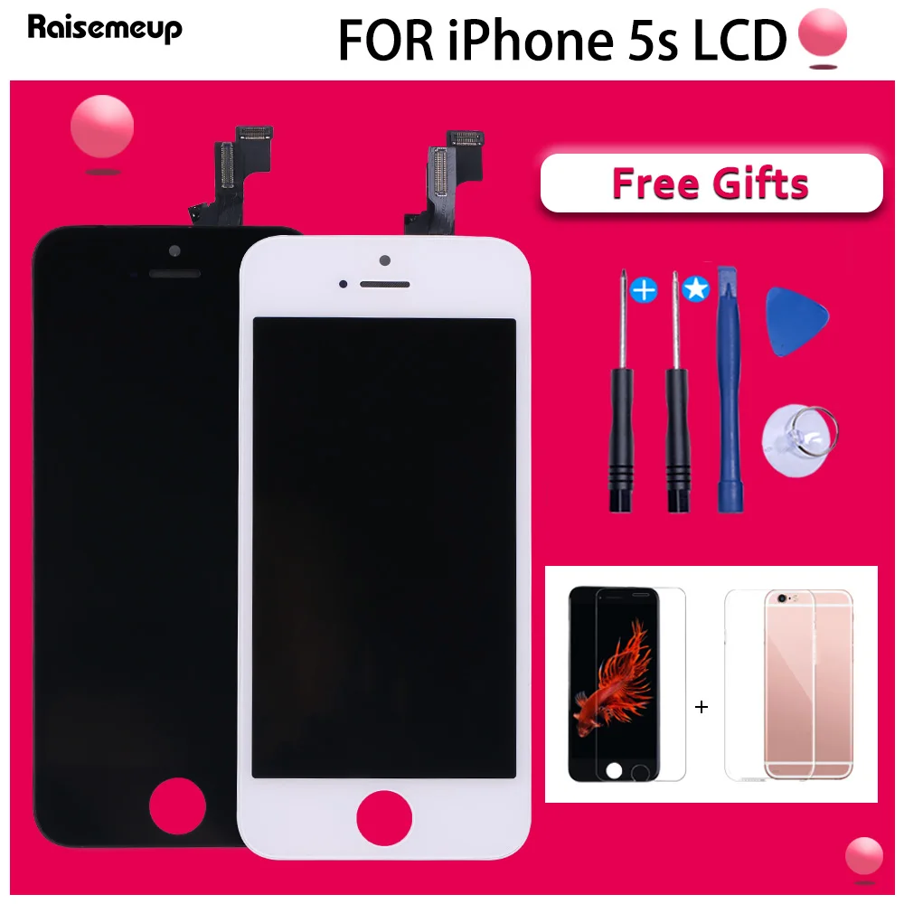 ААА + качественная сборка для iPhone 4 5 5S 6 plus ЖК-дисплей Экран Дисплей дигитайзер