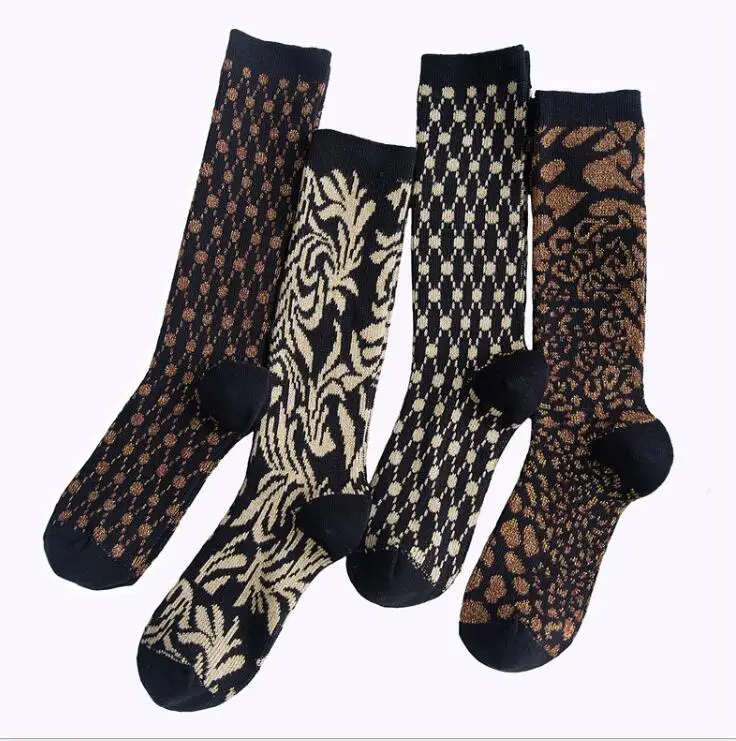 Национальный Ветер ТОТЕМ золотой и серебряный проволока хлопок выше колена до