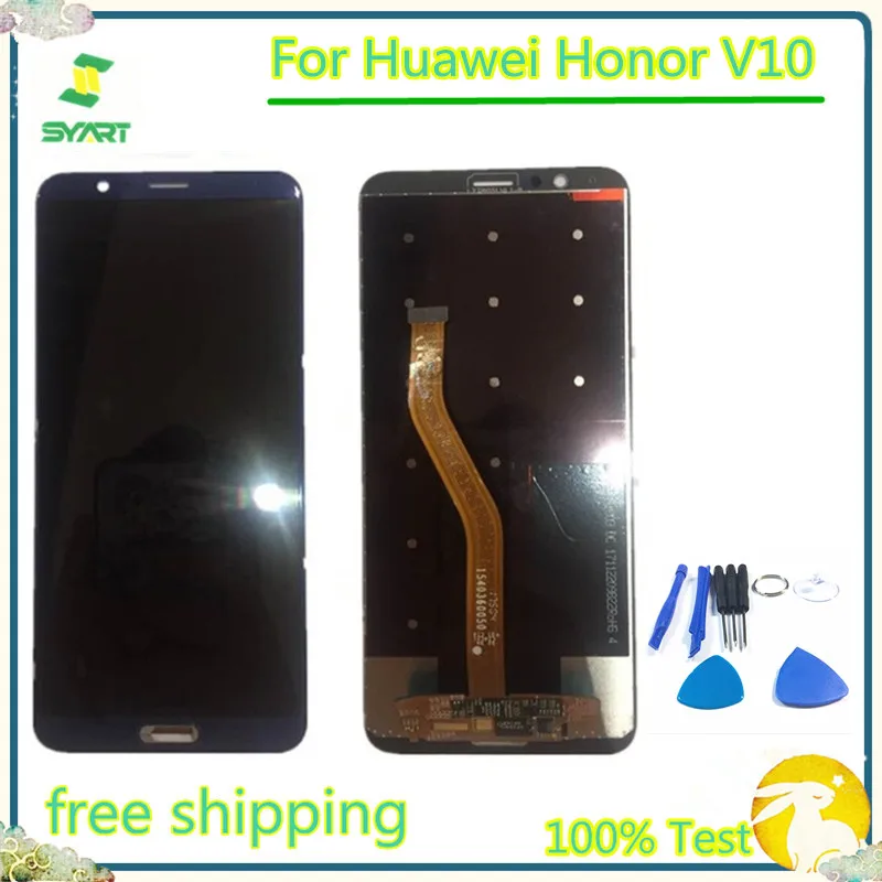 ЖК дисплей для huawei Honor V10 сенсорный экран дигитайзер сборка Huawei BKL AL00 AL20|Экраны