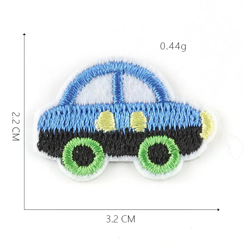1-PCS-G-351 Мультфильм Аниме автомобили нашивки одежда аппликации вышитые полосы значки железные аппликации, наклейки для одежды@ G - Цвет: 1-PCS-G-351