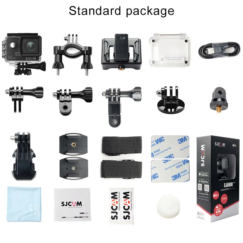 SJCAM SJ5000 Wi-Fi экшн камера 1080 P Full HD Спорт DV 2.0 дюймов Дайвинг 30 М Водонепроницаемый мини Видеокамера SJ 5000 Спорт Камеры Камера Действий
