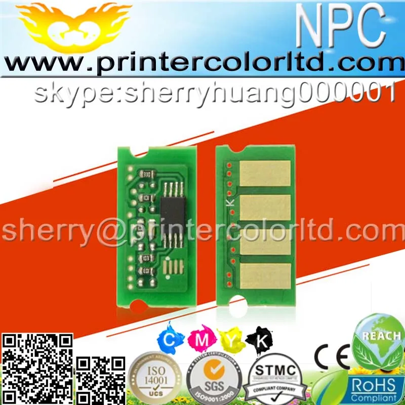 Совместимый с Ricoh Aficio SP C220 222 240 K/M/C/Y тонер картридж laserjet барабанный счетчик чип|Чип