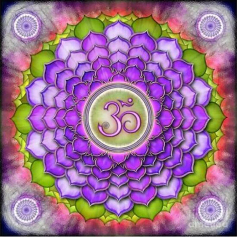 Алмазная живопись 5D &quotсделай сам&quot вышивка крестиком мандала домашний декор