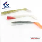 W  K Марка Deep Sea Рыбная ловля искусственные приманки 14 см 4 шт.пакет живец Peixe силиконовые приманки минтай Палтус Амберджек Горячая # H0901-140