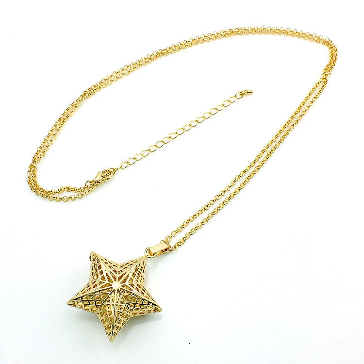 Женское колье с подвеской в виде клетки 2 цвета | Украшения и аксессуары