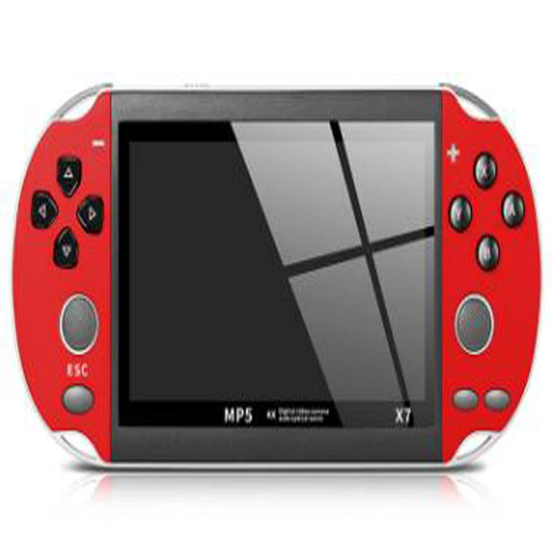 Red 4,3 дюймов портативная игровая консоль портативная видеоигра, встроенная в тысячи бесплатных игр, лучше, чем sega Tetris Nes - Цвет: Red
