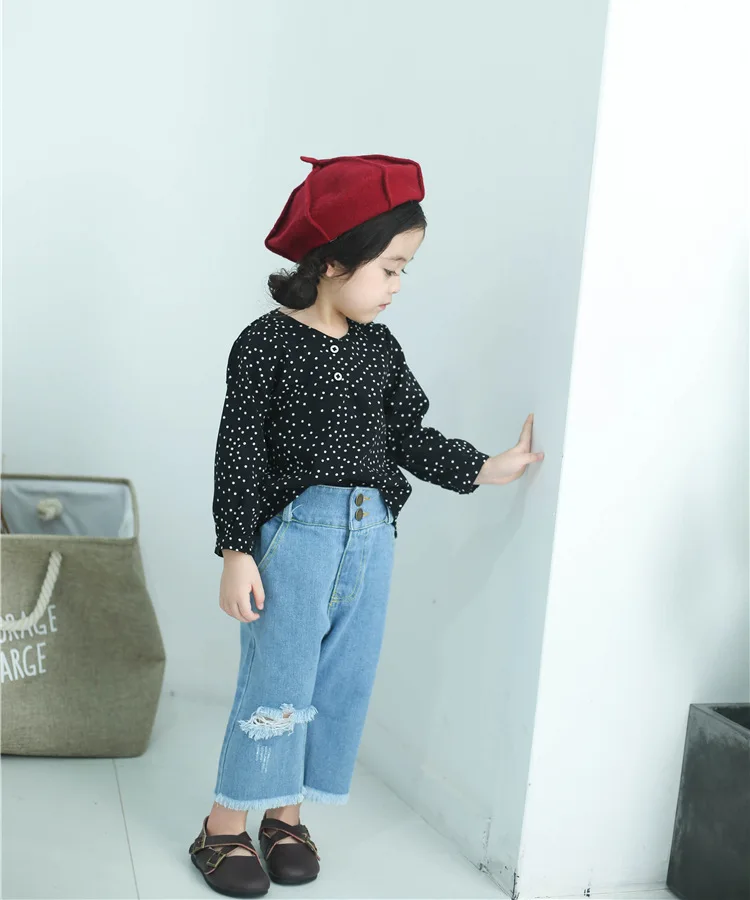 Рубашки для маленьких девочек бархатные плотные теплые топы блузка рубашка с