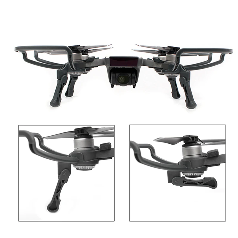 Sunnylife Propeller Guards + Foldable Landing Gears Protective Kit for DJI SPARK Camera Drone Accessories | Электроника