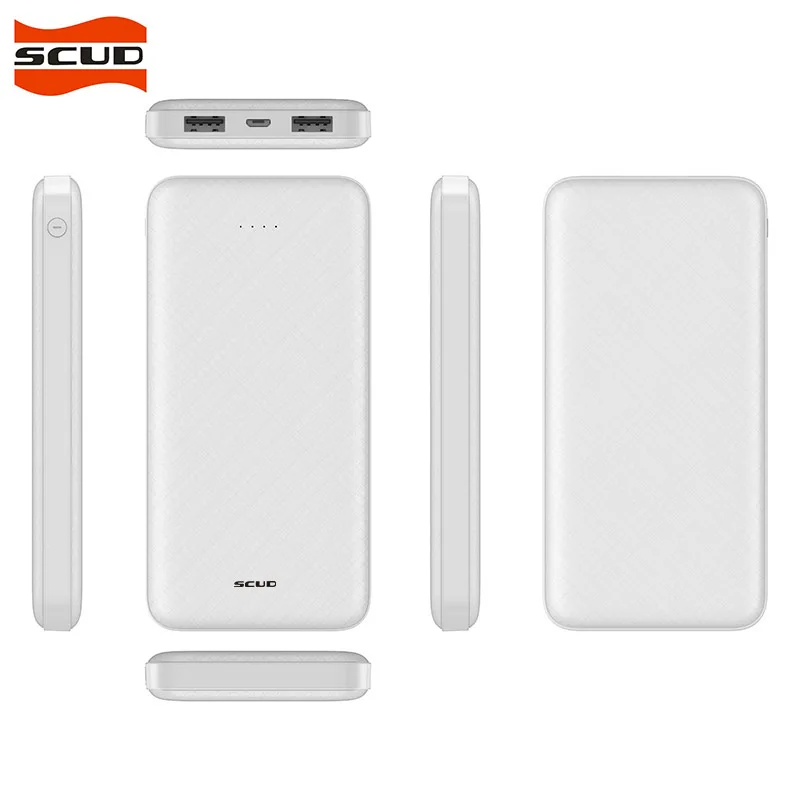 Скад 10000 mAh внешнего Батарея Зарядное устройство Портативный Powerbank тонкий