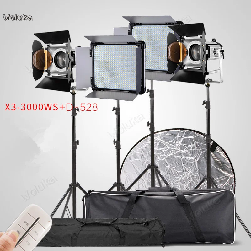 D528 + 3000W фильм прожектор микро-фильм видео и интервью с регулируемой яркостью