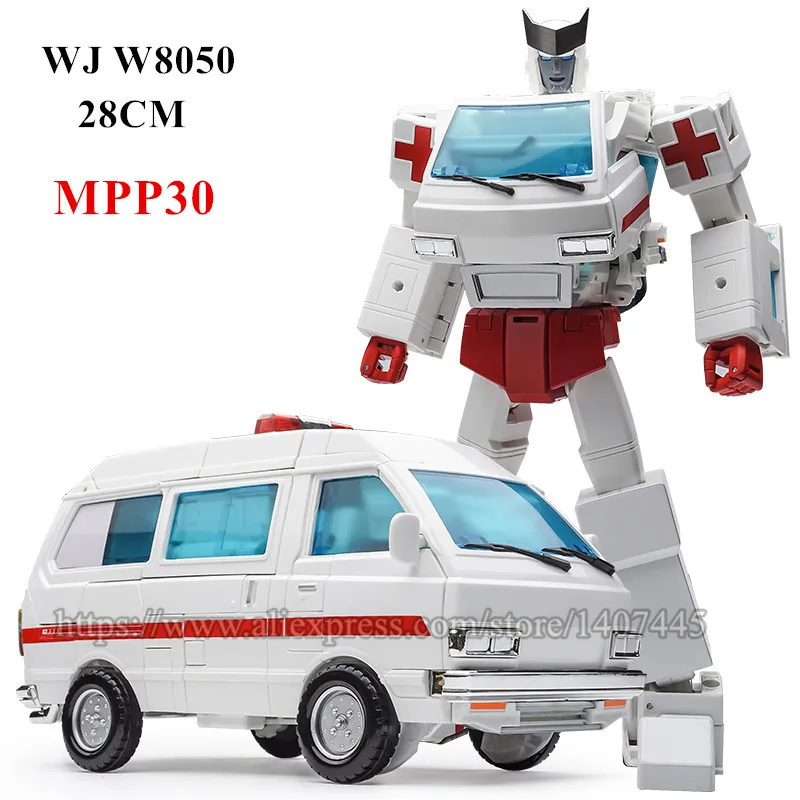 WJ W8050 MPP30 Wei jiang большой размер 30 см трансформация 5 Фильм игрушка мальчик SS05 MPP10 крутая Аниме Фигурка Робот Модель автомобиля детские игрушки на день рождения - Цвет: WJ W8050 MPP30