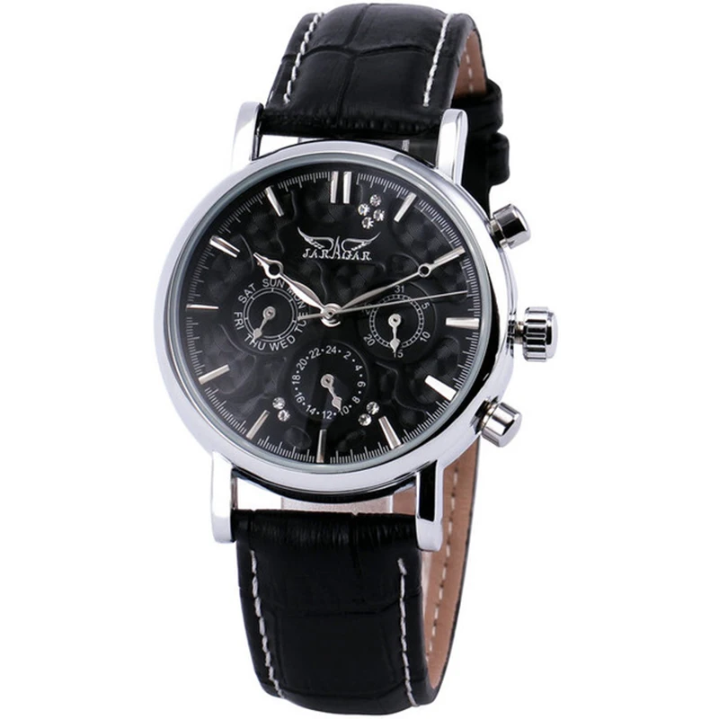 Часы наручные Jaragar автоматические механические для мужчин и женщин брендовые