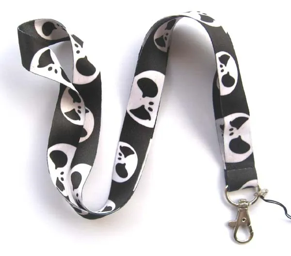 4 50 шт. мультфильм Кошмар перед Рождеством ключ шнур Cheetah держатели ID Badge телефон шейные платки#512 - Цвет: 4