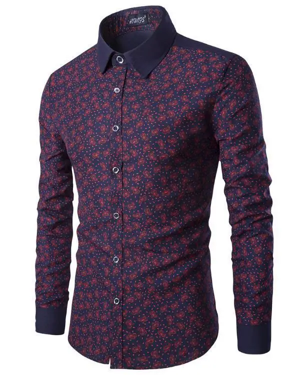 Camisas бросился дропшиппинг Для мужчин Мода года Для мужчин с длинными рукавами рубашка сплошной Цвет лацкане бренд Повседневное~ 2XL, размер 2XL = США L, gx70