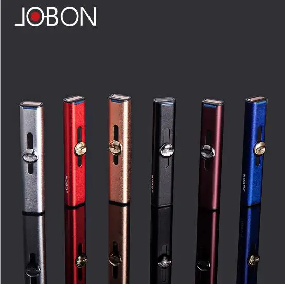 Jobon Подлинная USB зарядка легкая ветрозащитная электронная ультратонкая