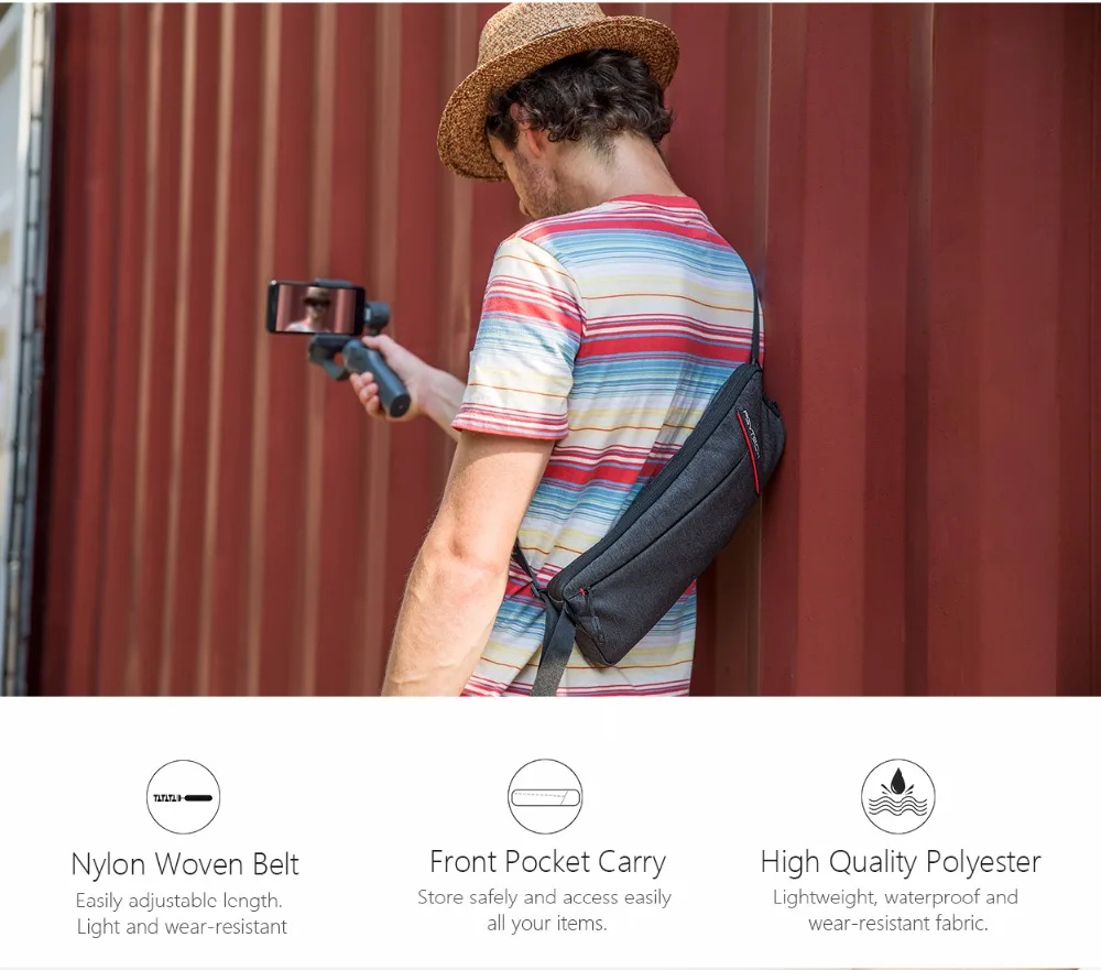 PGYTECH DJI OSMO Mobile 2 Gimbal Портативная сумка на плечо водонепроницаемая сумка для переноски для Zhiyun Smooth 4 osmo mobile 3 Чехол