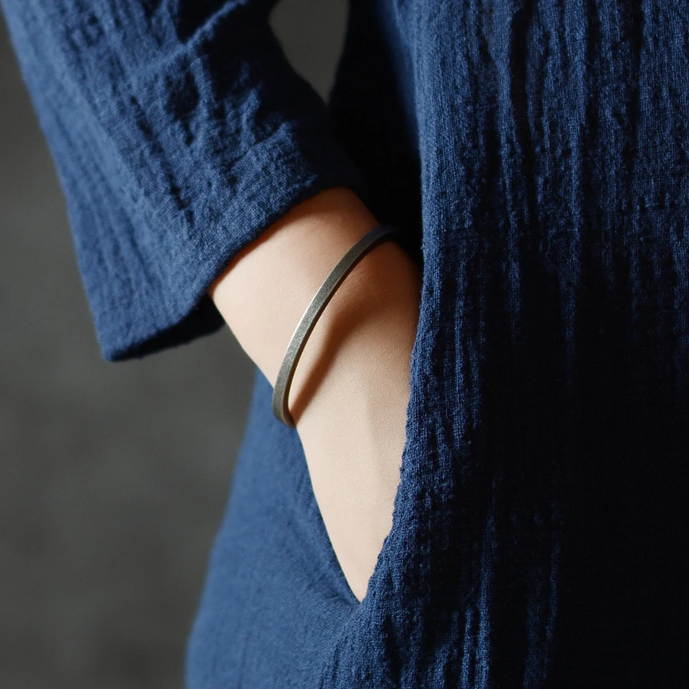 Новый стиль Открытый браслет на запястье из титановой стали мужские браслеты 1314