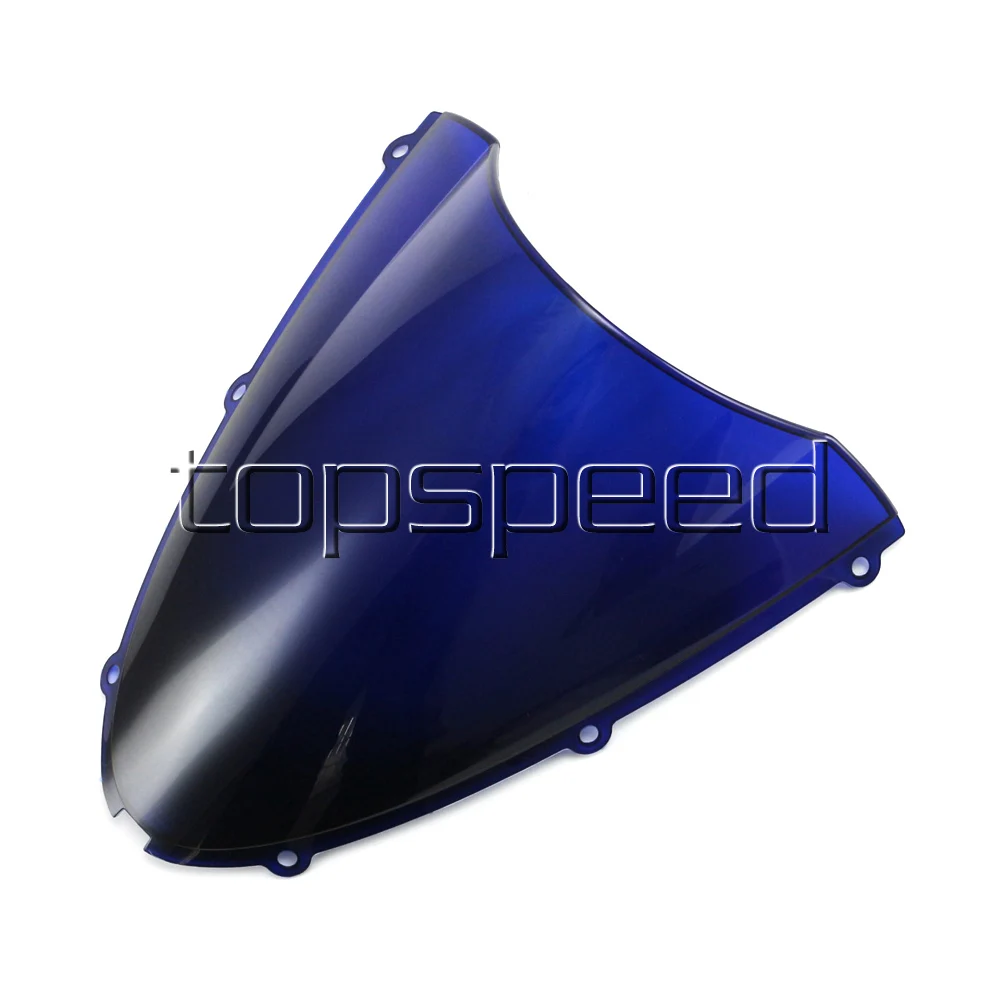 Лобовое стекло мотоцикла для Kawasaki Ninja ZX6R 2005 2006 2007 2008 /ZX10R 2006-2007 синее | Автомобили и
