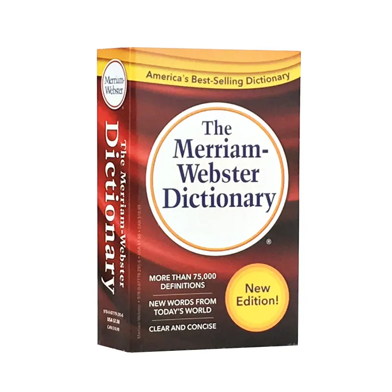 The Merriam Webster словарь английская версия Новая горячая Распродажа книги для чтения