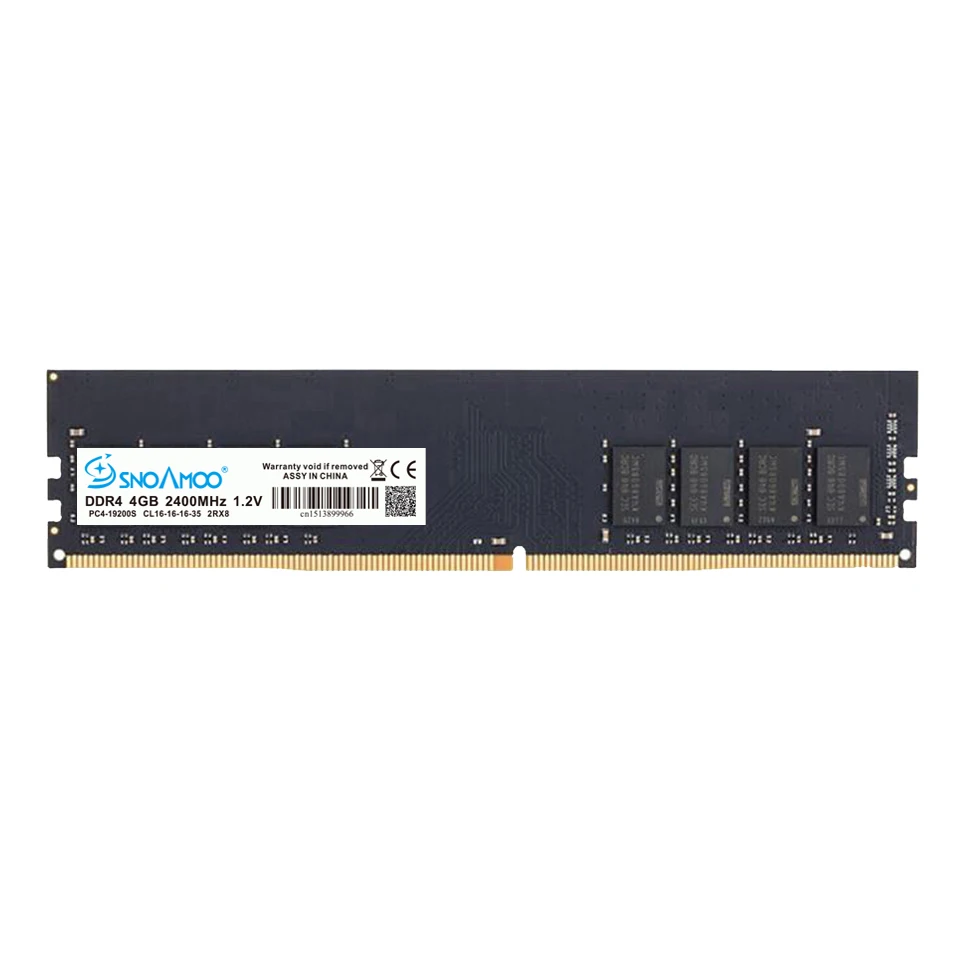 SNOAMOO Новый настольный ПК DDR4 8 Гб 2133-2400 МГц CL15 PC4-17000S 1 2 в 2Rx8 288-Pin DIMM для Intel компьютера
