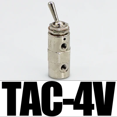 4V TAC пневматический тумблер клапан TAC-3V/P/S 4 V/P TAC2-31V/P 41 V/P воздушный переключатель цилиндр аксессуары ручной Реверсивный Клапан - Цвет: 4V
