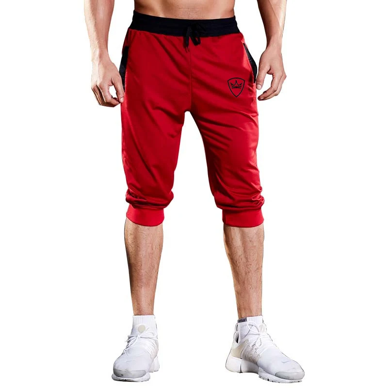 

New fashion men's sports shorts cotton fitness shorts fitness short casual jogging shorts gym men's shorts