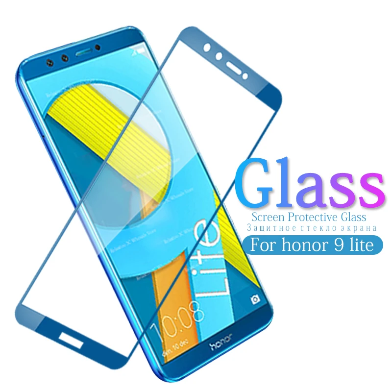 Защитное стекло на Honor 9 lite закаленное для Huawei стеклянная Защитная пленка экрана