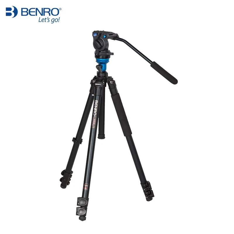 Штатив BENRO A1573FS2 профессиональный алюминиевый Трипод для камеры с видеоголовкой S2