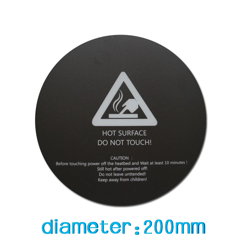 5 шт. 3 м подкладка черный матовый с подогревом наклейки для кровати печати