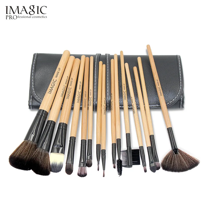 IMAGIC Новый 15 шт./компл. высокое качество набор кистей для макияжа мягкий
