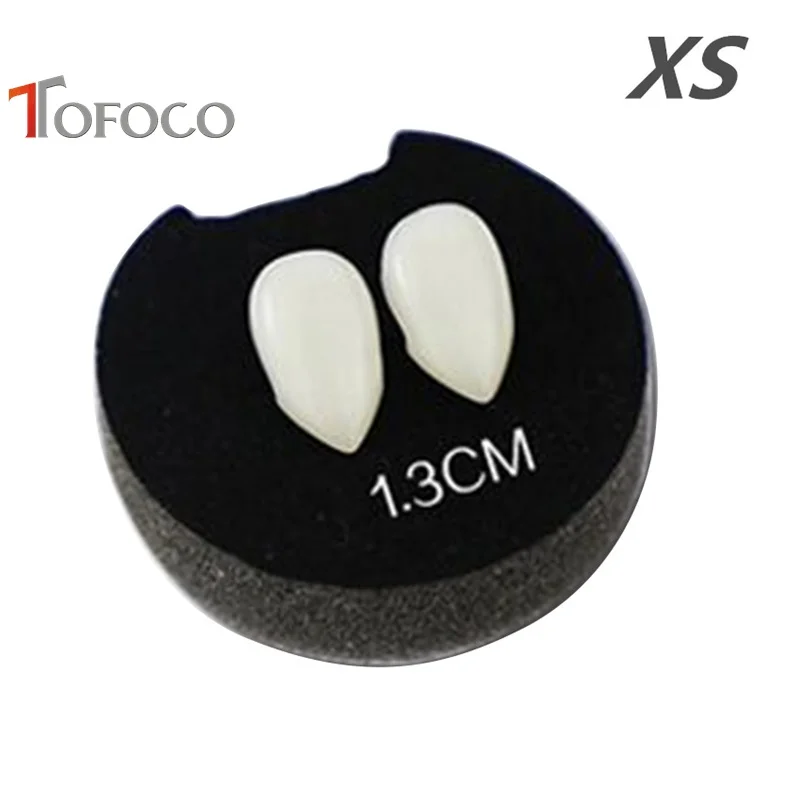 TOFOCO Новый 4 Размер зомби вампирский зуб шапки зубы-клыки реквизит злые страшные