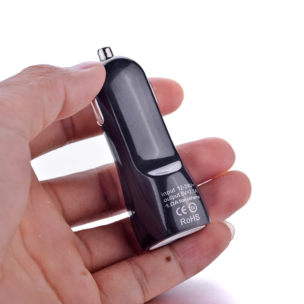 Автомобильное зарядное устройство 2 1 а/1 А два порта USB разъем питания для MP3 MP4