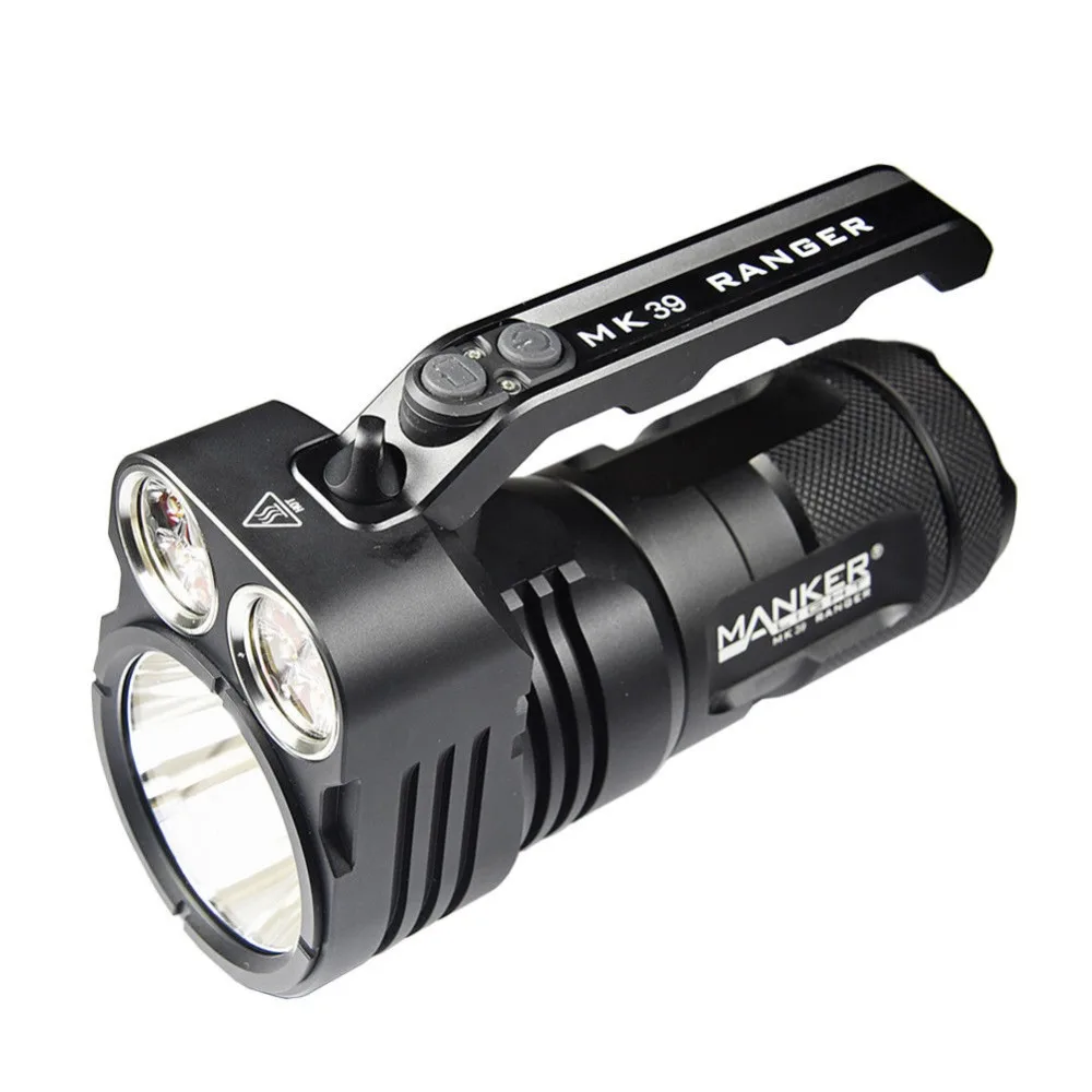 Manker MK39 Ranger 6000 люмен CREE XHP35 HI + 8x XHPG3 / Nichia 219C светодиодный фонарик прожектор 18650