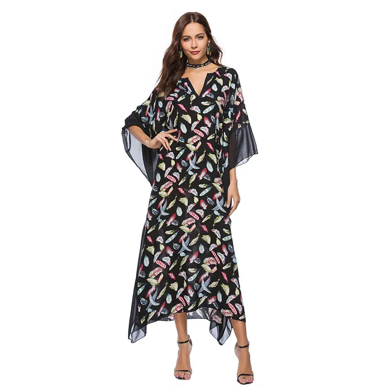 Женское элегантное платье с рукавами летучая мышь летнее модное пикантное