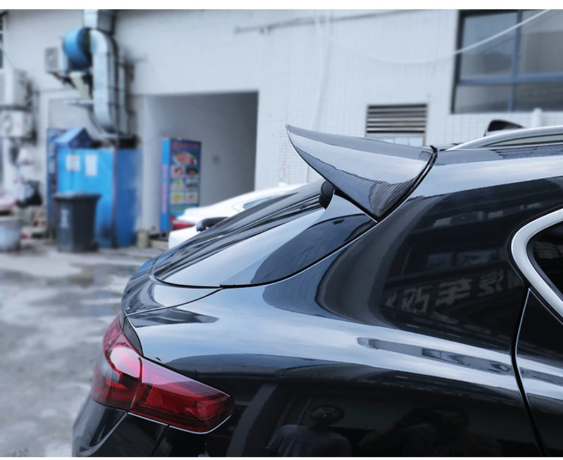 Для Alfa Romeo Stelvio спойлер из углеродного волокна задний спойлер багажника черный отделка Quadrifoglio Verde
