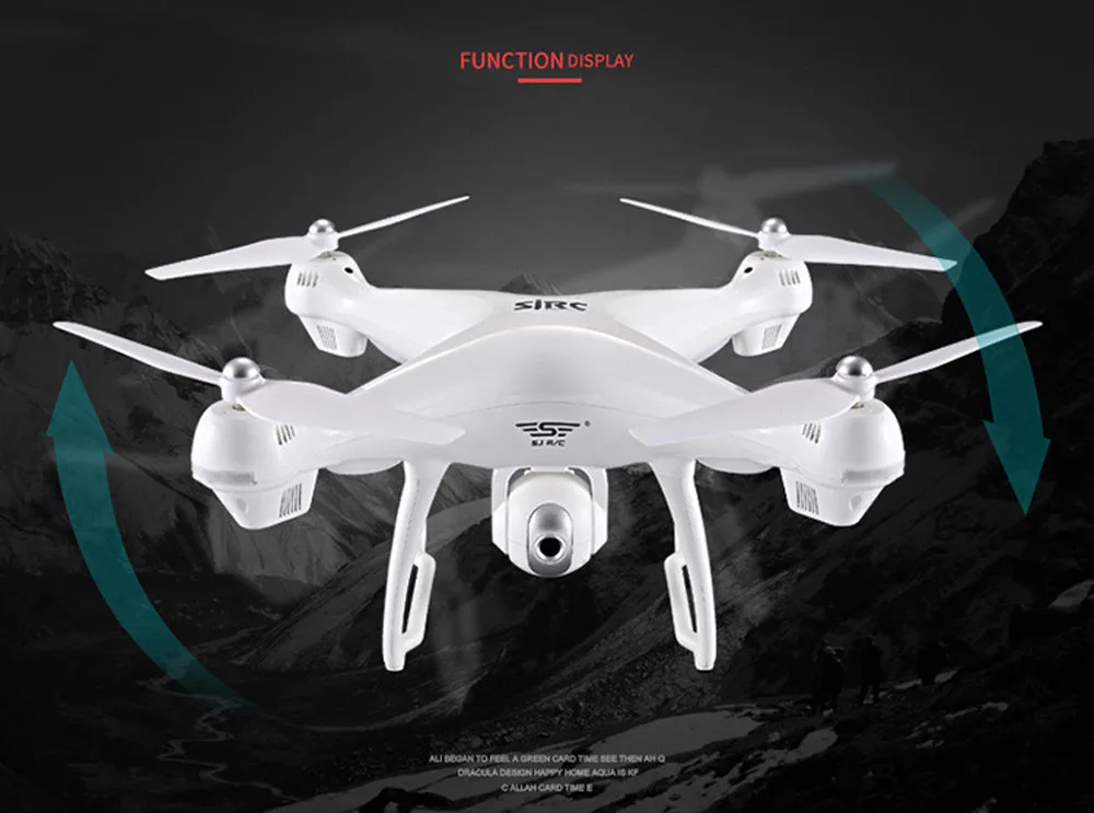 S70W 2,4 GHz gps FPV Дрон с камерой 1080P бесщеточный Квадрокоптер управление жестами Складная HD камера Wifi Безголовый режим