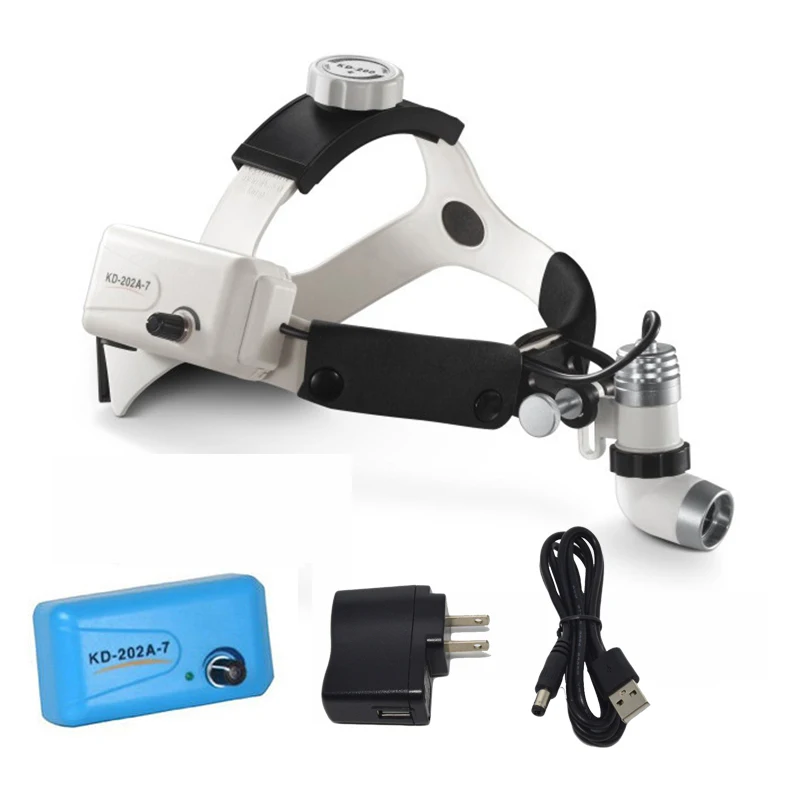 3W Integrated Medical Surgical headlights 60000LX Headlamp KD-202A-7