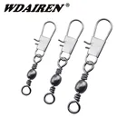 10 шт.лот, 2 #4 #6 #8 #10 #, рыболовный соединитель, подшипник, вертлюг с защелкой, рыболовный крючок, приманка, снасти, аксессуары