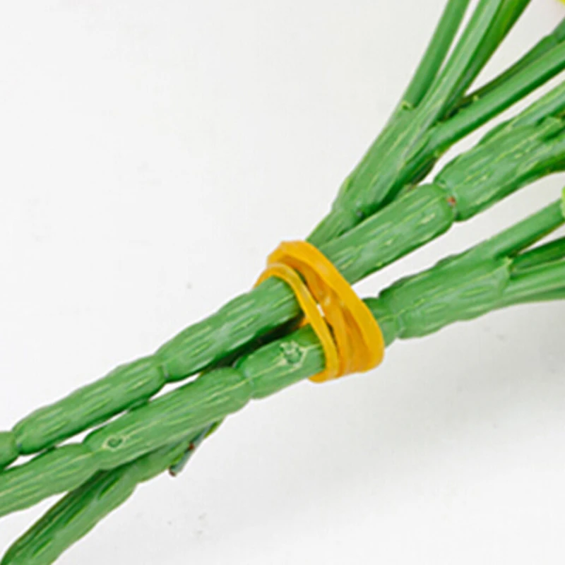 Желтый цвет 100 шт./упак. 45 мм резиновые ленты высокого качества натуральный каучук