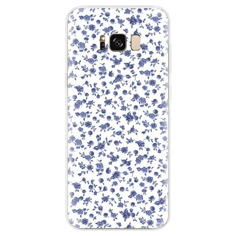 Силиконовый чехол для Samsung Galaxy J1 J3 J4 J5 J6 J7 S9 plus A3 A5 A7 A8 A30 A50 2016 2017 2018 Цветочный AB069 |