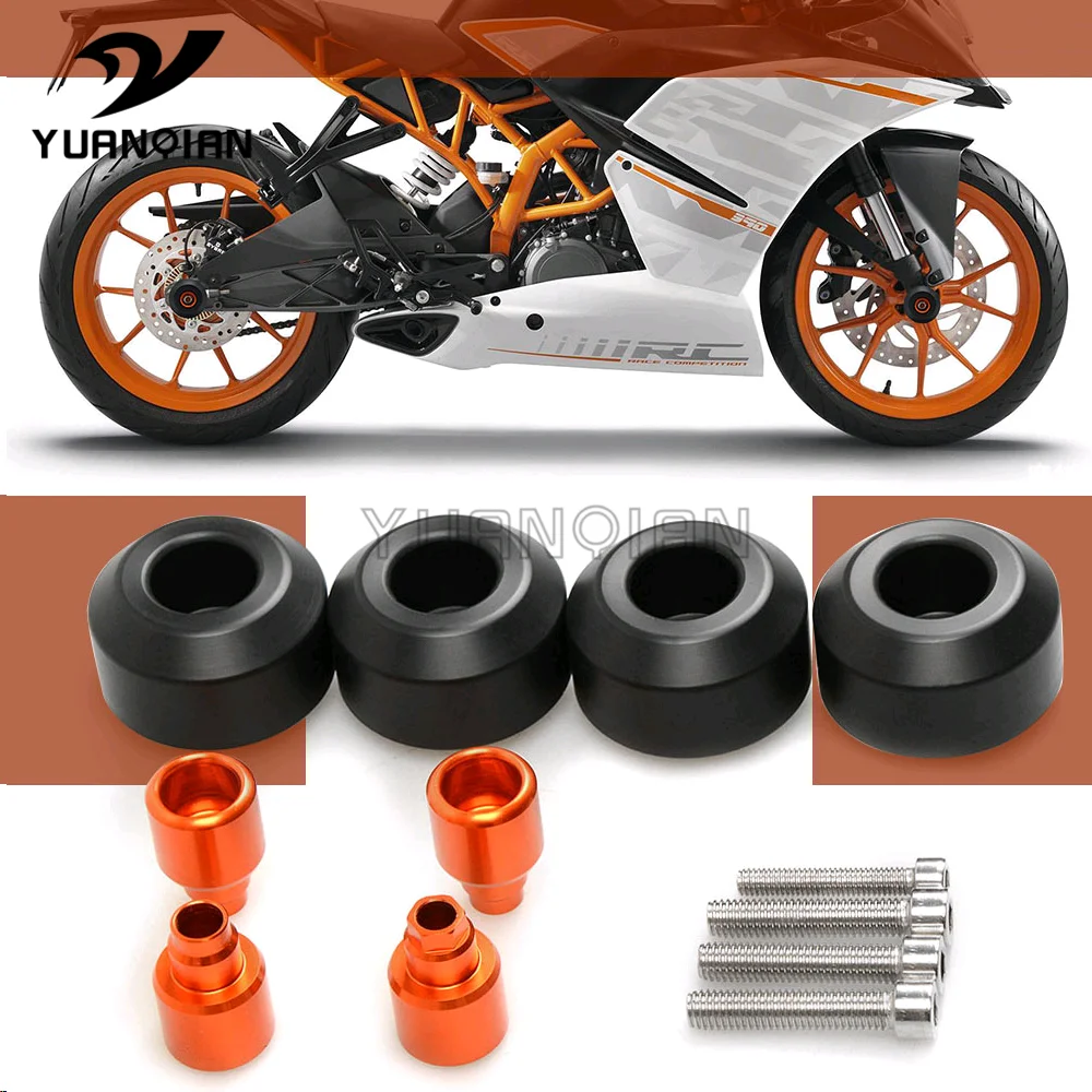 Мотоцикл Передняя Задняя вилка Рамка слайдер протектор для KTM Duke 390 RC 250 DUKE 125/200 2013 ktm duke390 valblokken