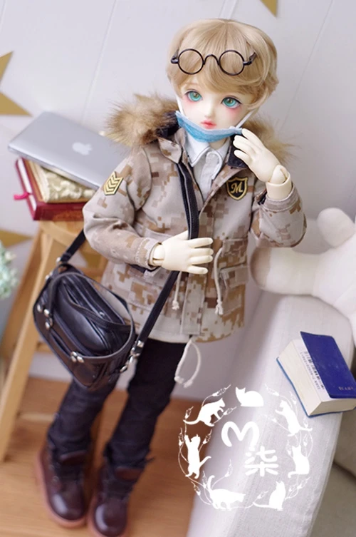 Miucat-BJD куклы камуфляж Толстовка Зимняя куртка для 1/6 yosd и 1/4msd 3 цвета