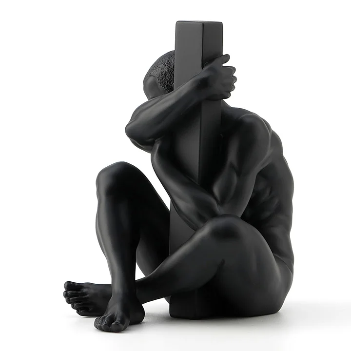 Смола креативное украшение современное искусство мужской и столб Скульптура