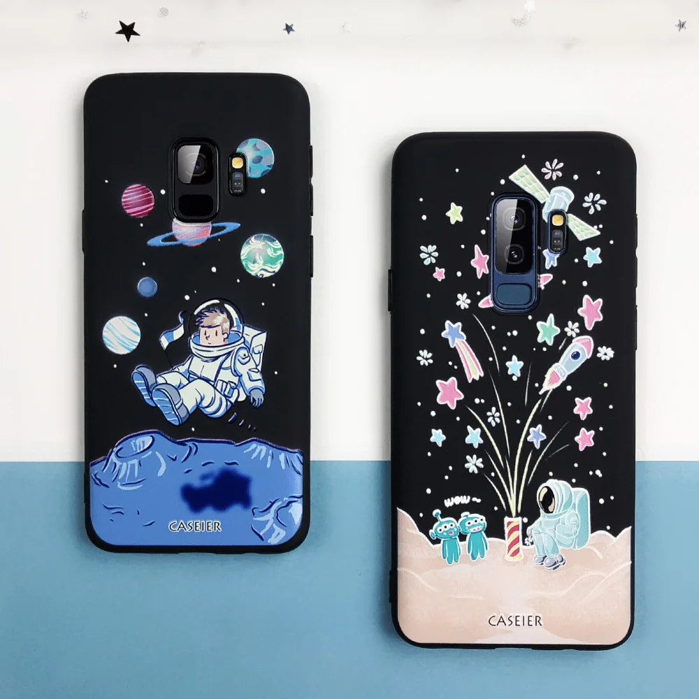 CASEIER Soft TPU Case For Samsung Galaxy S10 S9 S8 Plus J3 J5 J7 A5 2017 Matte A7 2018 Note 8 9 S7 Funda Cover |